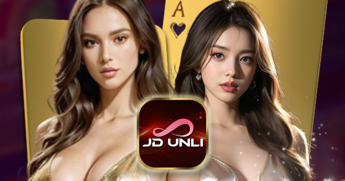 Main visual banner featuring JDUNLI Official GCash Game Hub